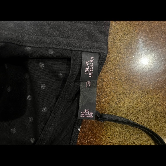 Victorias Secret polka dot and red bow corset vintage top - Picture 1 of 4